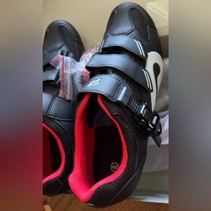 Men’s Peloton biking shoes.